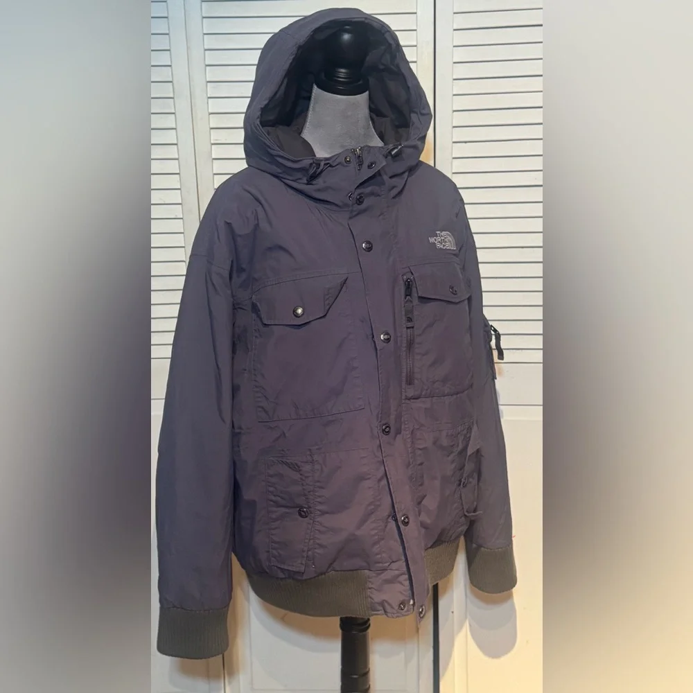 The North Face HyVent Bomber Goose Puffer Down Jacket Men’s Size X-Large Vintage - Picture 8 of 13